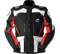 Furygan Apalaches Giacca tessile moto, nero-bianco-rosso, taglia M per maschi