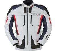 Furygan Brevent 3in1, giacca tessile impermeabile L male Grigio Chiaro/Blu Scuro/Nero/Rosso