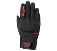 Furygan Jet All Season D3O Evo Guanti da moto, nero/rosso, Taglia 2XL