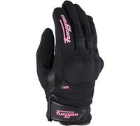Furygan Jet All Saison D3O Guanti moto donna, nero-rosa, taglia L per donne