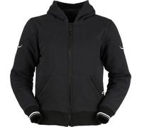 Furygan Luxio Evo Felpa con cappuccio zip da donna, nero, Taglia L