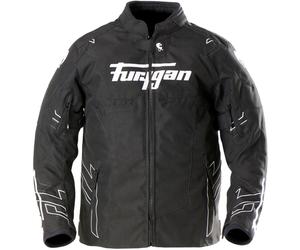 Furygan Neon, giacca tessile impermeabile per bambini 6 male Nero/Bianco