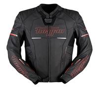 Furygan NITROS Giacca da Moto, Schwarz-Rot, 4XL Uomini