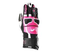 Furygan Styg 15 Woman Leather Gloves Nero,Rosa XL Donna