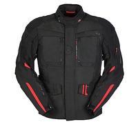 Furygan Veste Explorer Attrezzatura Sportiva per Fan, Nero-Rosso (Multicolore), L Uomo