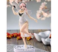 Furyu Super Sonico White China Dress Version Figura 21 cm Super Sonico Trio-Try-it