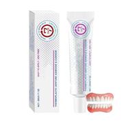 Furzero - Kit per protesi dentarie in silicone, cuscinetto adesivo per protesi in materiale termoplastico, adesivo per protesi dentali, kit di stampaggio per protesi, kit di protesi morbide (1 pezzo)