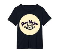 Fusa Come Te: Grafica Carina per Amanti dei Gatti Maglietta, Donna Plus-Size, Nero, 1X