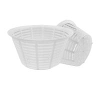 Fuscelle per Ricotta, Colore Bianco, capacità 500 Grammi, Stampi Forme Contenitori per Formaggi Freschi (40 Pezzi)