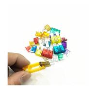 Fuse 50PCS Auto Car Medium Straight Insertion Blade Kit assortimento di fusibili for auto 3/5 / 7.5 10/15/20/25/30/35 40A