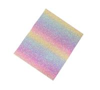 Fuse Bead Ironing Mat | Reusable Heat Resistant Pad | Rainbow Glitter Iron-On Sheet for Adults Beginners Home Office Transfer Workbench Party Birthday