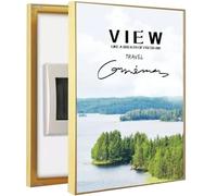 Fuse Box Cover, Electric Meter Box Decorative Painting Electrical Panel Cover Aluminum Frame Distribution Box Hide Circuit Breaker Panel Fuse Box Cover Cabinet(Size:50x60cm(C,40x50cm)
