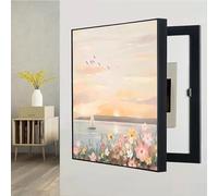 Fuse Box Cover, Fuse Box Cover Wall Mounted Electrical Panel Cover Cabinet Decorative Electrical Panel Cover Decorative Hide Meter Electric Meter Box Decorative Painting Various(H,30x40cm)