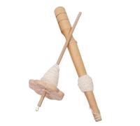 Fuse con legno - Filo tradizionale con perno superiore, accessorio in legno artigianale, strumento di rotazione, tessitura, maglia e uncinetto | Strumento manuale creativo per Hobby cucito