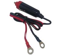 Fused Socket Cord, 12V Male Plug, Heavy Duty Compact Easy Installation Secure Connection Reliable Stable, Auto Power Adapter for Professionals Enthusiasts Beginners, 19.69Inches