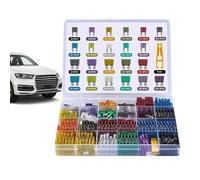 Fuses Automotive Kit, Standard Auto Fuses, Car Fuses Assorted Kit, Medium & Small Size Fuses, Alluminio Lega Fuses, 300 Pezzi Automotive Fuses, Fuses for Marine Vehicles, Fuses for Auto, RV