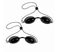 FUSHENGCHUANG 2 pezzi Occhiali da abbronzatura di sicurezza, fototerapia Occhiali da sole di bellezza, regolabili, raggi UVA per prendere il sole, protezione oculare UV Light Protezioni