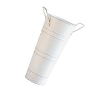 FUSHENGCHUANG Portaombrelli in metallo con manico vintage ombrello secchio decorativo vaso fiore secchio portaoggetti rack per casa soggiorno