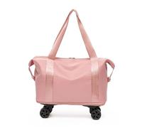 FUSHENGLI Borsone con Rotelle Borsa da Viaggio for Donna Borsone Pieghevole con Ruote Staccabili Valigia di Grandi Dimensioni Borse da Uomo for Viaggi d'Affari in Campeggio per I Viaggi(Lavender)