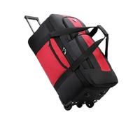 FUSHENGLI Borsone con Rotelle Borsone con Ruote Borsone da Viaggio con Ruote Borsone da Viaggio Multiuso in Tessuto Oxford for Picnic da Viaggio all'aperto da Uomo per I Viaggi(Red)