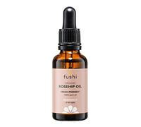 Fushi Olio di semi di rosa canina biologico, 30 ml, ideale per cicatrici, linee sottili e smagliature, con vitamina E (18,3 mcg/g), spremuto, etico e certificato dalla Vegan Society