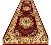FUSHOU-Classico Tappeto Passatoia Per Corridoio Tappetini Antiscivolo Resistenti All'usura Per Porte Lunghe Tagliate Liberamente Per Scale/Cucina/Hotel, Facili Da Gestire,A,60x240cm