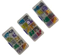 FUSI MINI FUSSO DI CARICA DI 50PCS/100PCS 2a-35a Amplifica con clip box clip automatico standard mirco lama tipi fusibile set camion(50pcs Small)