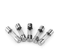 Fusibile 50 pezzi, 250 V, tubo fusibile in vetro soffiato rapido, 5 * 20 mm 6 30, componente elettronico, 0,1/0,2/0,3/0,5/1/2/3/4/5/6/8/10/15/20/25/ 30A(100pcs 6x30,3 Years)