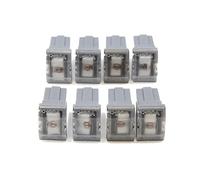Fusibile a cartuccia PAL femmina tipo push-in for auto a forma di tetto trasparente grigio 8 pezzi 120A