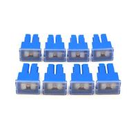Fusibile a cartuccia PAL femmina tipo push-in for auto in plastica blu da 8 pezzi DC 32V 100A