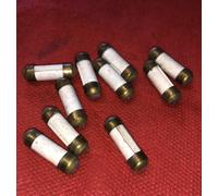 Fusibile A Siluro Per Auto D’epoca In Porcellana LUNG.CM. 2 FT868 (10 Pezzi)