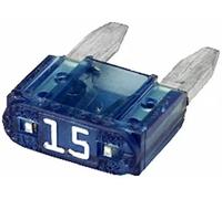 HELLA Fusibile - Fusibile a spina piatta mini - 15/5A - blu - Quantità: 5 - 8JS 728 596-831