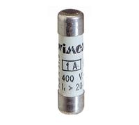Fusibile cilindrico 8x32mm, 400V 2A, uso industriale e civile CF, intervento ritardato, in ceramica, steatite, impiego gG, Potere interruzione (lk) 20KA