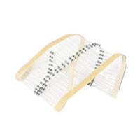 Fusibile resistore a filo avvolto da 100 pezzi 1/4W 5% 0.5R 2.2R 3.9R 4.7R 5.1R 10R(5.1R)