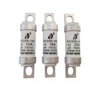 Fusibile RS308-HB-4G 16A 20A 32A 40A 50A 63A 80A 100A 750VDC 1 PZ (Size : RS308-HB-4G 63A)