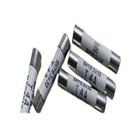 Fusibile S/H/T 6,3x32MM a tubo ceramico lento, 4 pezzi/lotto, 500 V(T25A400V)