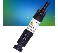 Fusibile Solare, Connettore per Fotovoltaico Solare Maschio Femmina Ip67 Supporto Connettore Del Fusibile Fotovoltaico per Diodo Di Blocco Del Cavo Del Pannello Impermeabile 1000v(30a)