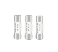 Fusibile solare fotovoltaico, 3 pezzi, 10 x 38 mm, 15 A, DC 1000 V, per protezione da sovracorrente del sistema solare (25 A)
