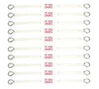 Fusibile Termico 10 Pezzi, Fusibile Ceramico 250 V 20 A Interruzioni Termiche per Elettrodomestici(90mm-240 ℃)