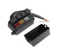 Fusibili a 4 pin/5 pin a 12 vie e 4 blocchi relè pre-installati per sistemi elettrici da 12 V-24 V del veicolo ABS fusibili automotive, scatola impermeabile