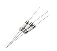 Fusibili elettrici in ceramica, Fusibile a tubo di vetro con perno e custodia 5x20mm 250V (0,2A-30A) Confezione da 10(4A)