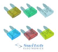 Fusibili Mini Blade Switch Electronics 3A 4A 5A 7.5A 10A 15A 20A 25A 30A