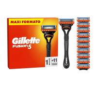 Fusion 5 RASOIO UOMO 1 Rasoio a Mano Libera 11 LAMETTE DA BARBA da 5 Lame