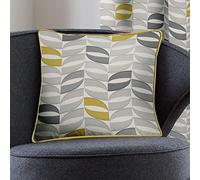 Fusion Copeland-Cuscino Imbottito 100% Cotone 100Percent Poliestere, Ochre, Cushion (Filled): 43 x 43cm