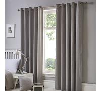 Fusion Sorbone., Cotone, Silver, 66" Width x 54" Drop (168 x 137cm)