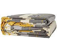 Fusion tende con occhielli, 100% cotone, ocra, larghezza x 228,6 cm goccia (229 x 229 cm)