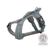 Imbracatura per Cani Trixie Fusion Confort Grafite Azul Océano L/XL