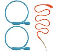 FusionBrands 8003-ML FoodLoop Mini & Lace, Silicone Trussing Tool & Poultry Lacer-(2 Mini & 1 Lace Set), Multicolore