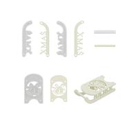 Fusione artistica per ponte da sci in elastomero Eccellente per iniziative vacanza e donazioni personalizzate Fusione artigianale per snowboard