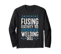 Fusione FESTIVITÀ con Saldatura Abilità Saldatore Saldatura Natale Maglia a Manica